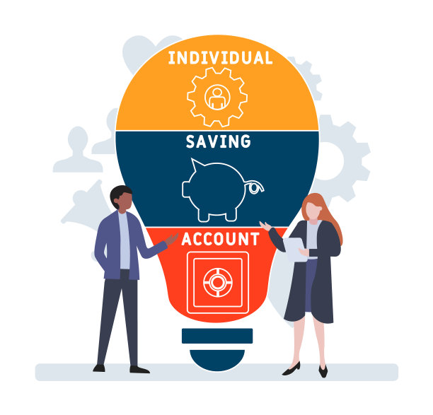 以人为本的平面设计。个人储蓄帐户的首字母缩写图片下载