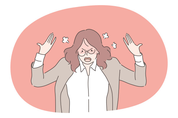 愤怒精神压力经营理念图片下载