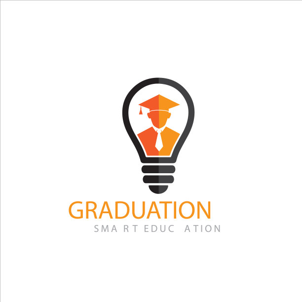 智能毕业标志设计的教育图标图片下载
