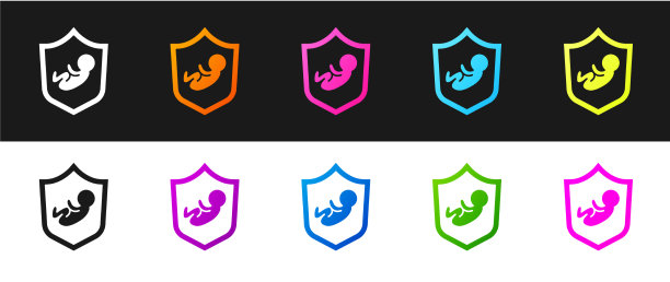 设置baon盾图标隔离在黑色和图片下载