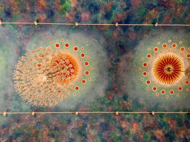 泰国传统寺庙天花板图片下载