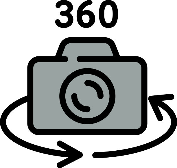 360度相机图标轮廓样式图片下载