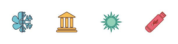 设置空调银行大楼太阳和usb图片下载