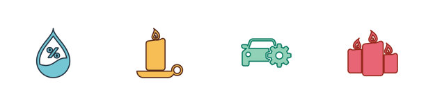 设置蜡烛燃烧的水滴百分比图片下载