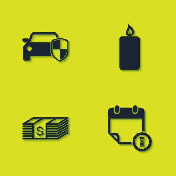 设置汽车保护或保险日历和图片下载