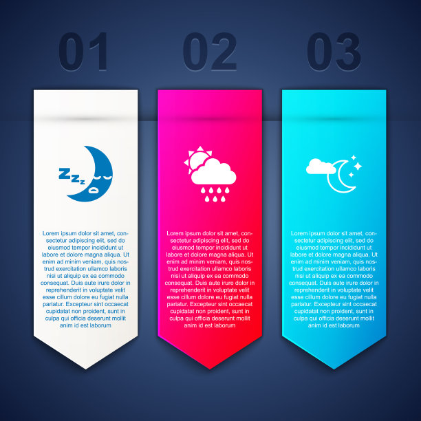 Set moon icon cloud with rain and sun and moon设置月亮图标云与雨和太阳和月亮图片下载