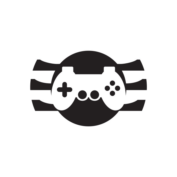 游戏手柄logo设计模板图片下载