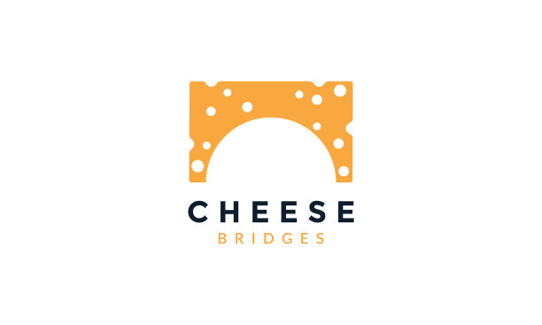 奶酪食物桥标志图标图片下载