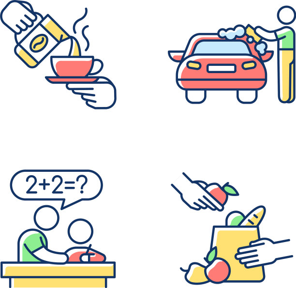 青少年工作RGB颜色图标设置图片下载