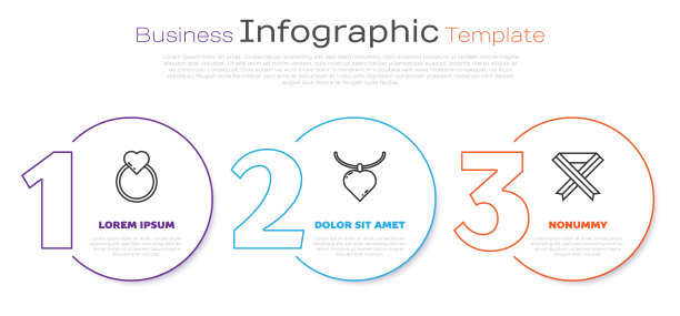 Set line结婚戒指项链心形图片下载