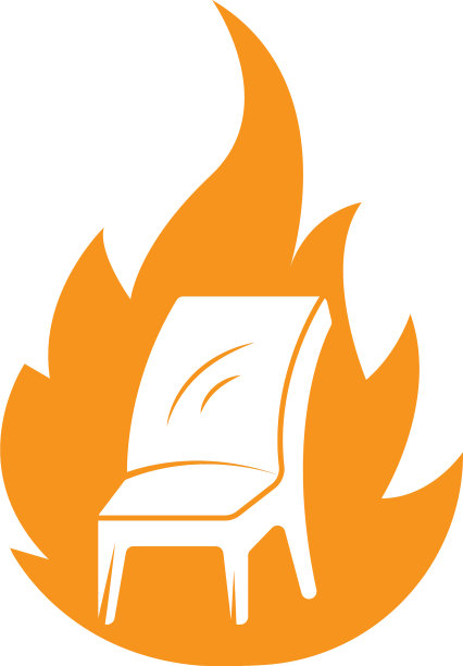 燃烧椅图标设计图片下载