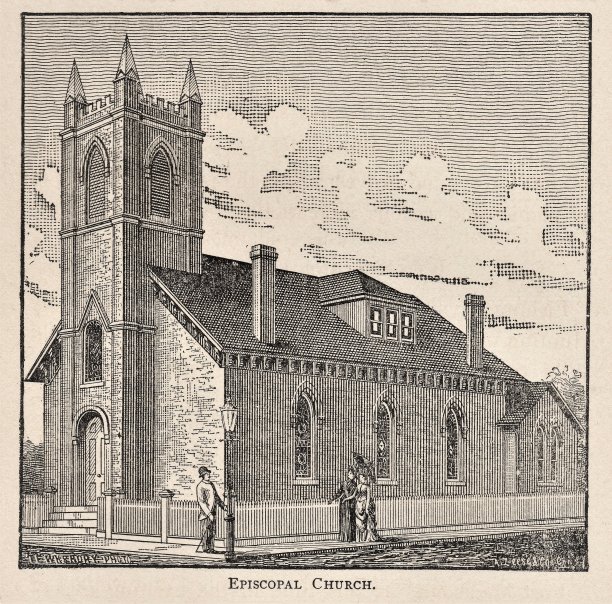 美国圣公会教堂，麦迪逊堡，爱荷华州，1886图片下载