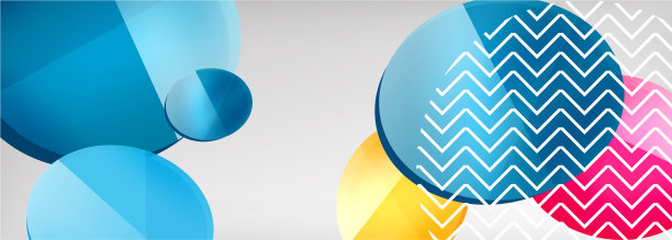 抽象光滑圆形背景图片下载