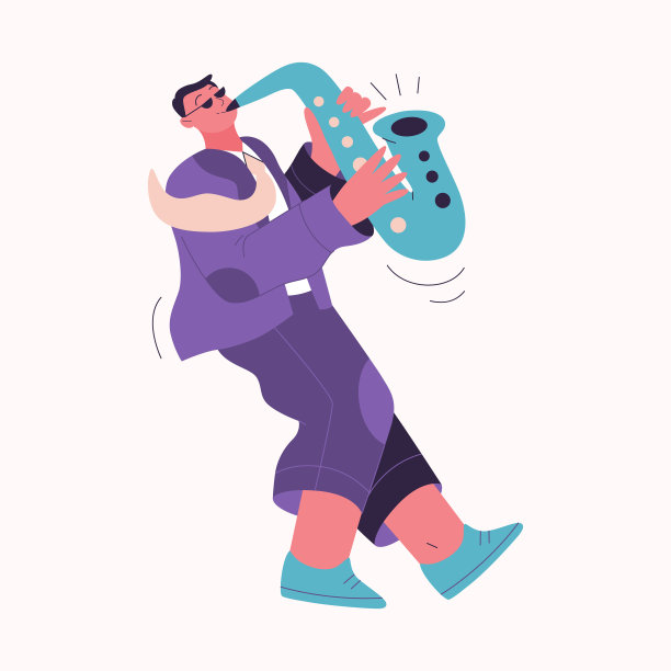 在音乐节上演奏音乐的爵士乐队成员图片下载