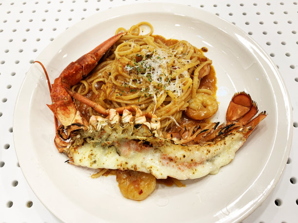 龙虾意大利面条图片下载