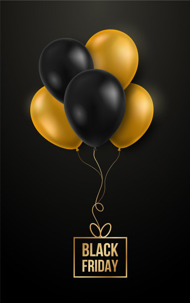 黑色星期五流行促销设计模板素材图片