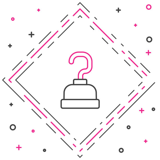 线海盗钩图标孤立在白色背景图片下载