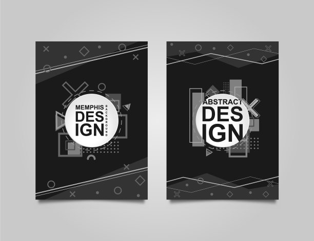 黑色的封面设计图片下载