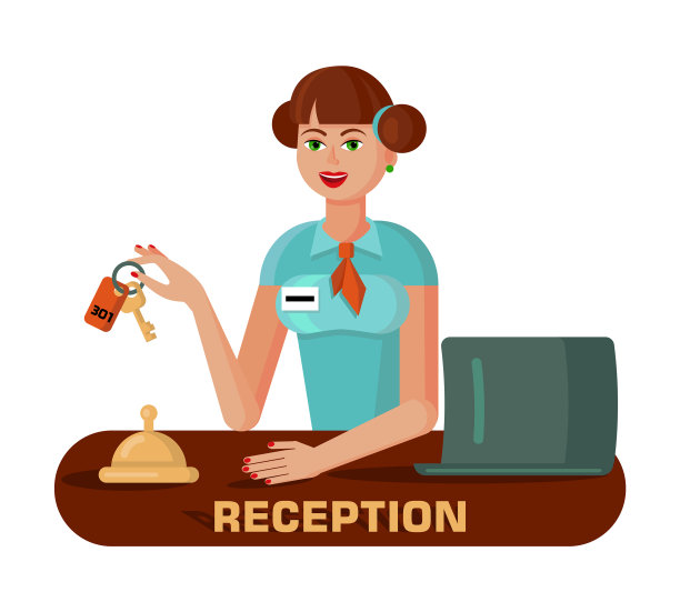 接待和住宿服务美观图片下载