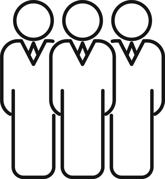 业务培训人员图标轮廓样式图片下载
