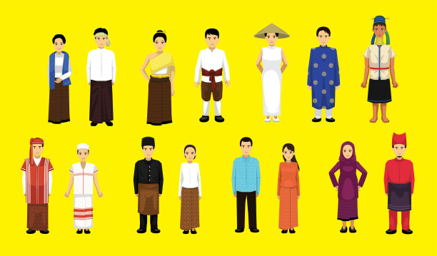 漫画人物东南亚卡通人物各种各样图片下载