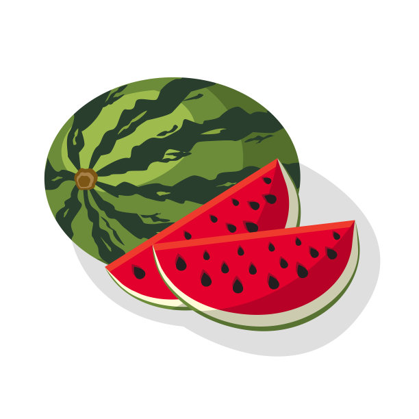 成熟的西瓜浆果。有机天然健康西瓜。自然的产品。图片下载