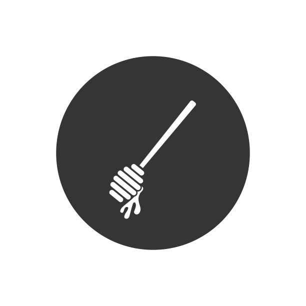 蜂蜜斗图标在时尚的平面风格设计。矢量图解说明图片下载