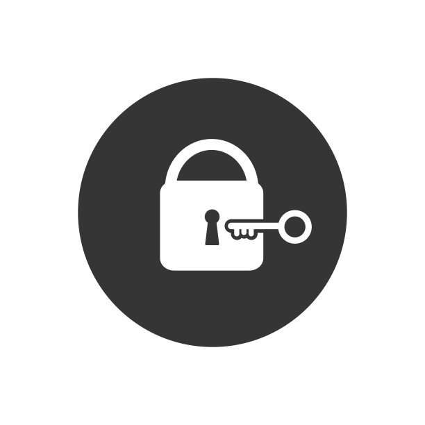 锁定和关键矢量白色图标图片下载