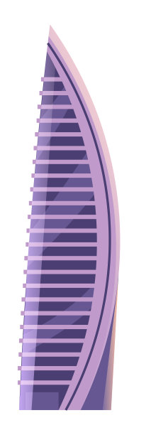 摩天楼商业建筑结构孤立上图片下载