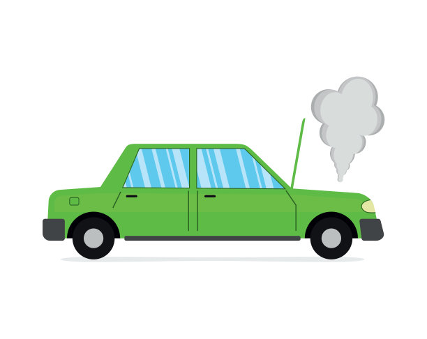 车祸和事故在白色背景的汽车图片下载