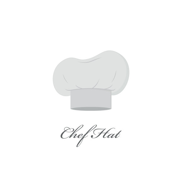 厨师帽孤立的白色背景服装图片下载