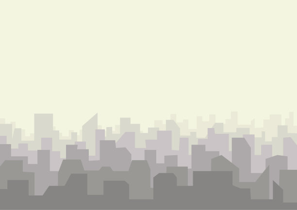 城市天际线城市景观城市轮廓图片下载