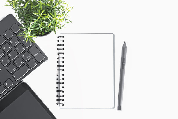 办公桌椅和办公用品。平的。本空间图片下载