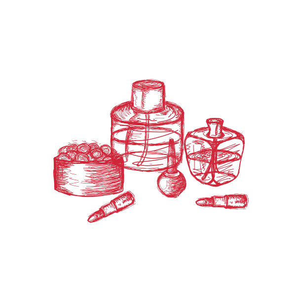 美容彩妆及彩妆背景图片下载