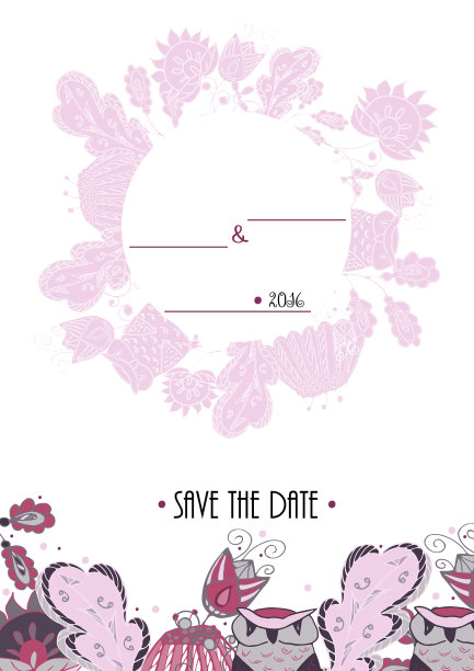 保存日期卡5图片下载