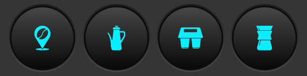 用咖啡豆茶壶咖啡杯固定位置图片下载