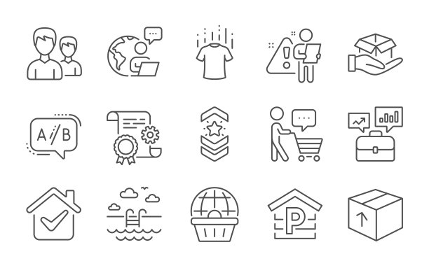 网上购物包和肩带图标图片下载