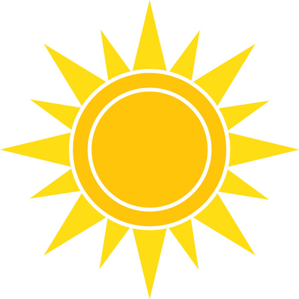 太阳标志图片下载