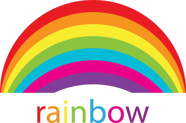 彩虹标志图片下载