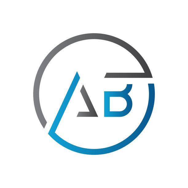 首ab字母logo设计模板创意图片下载