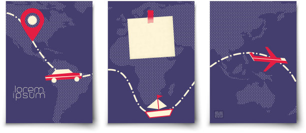 简约的旅行背景图片下载