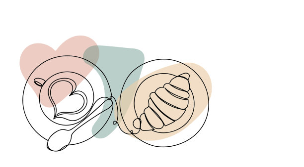 线性樱桃纸杯蛋糕图片下载