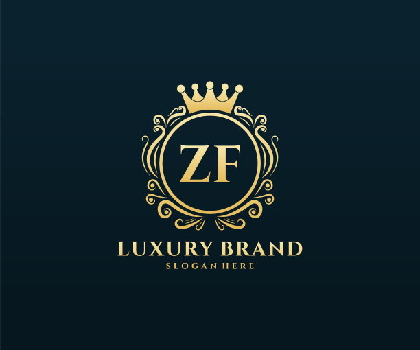 Zf首字母金字女性书法图片下载