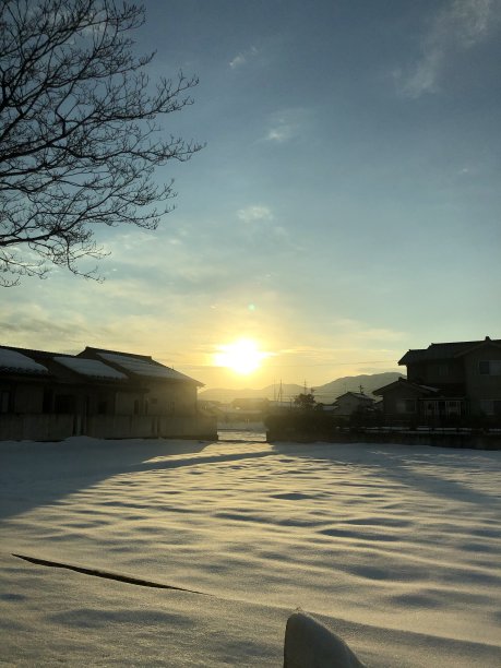 冬日日落图片下载