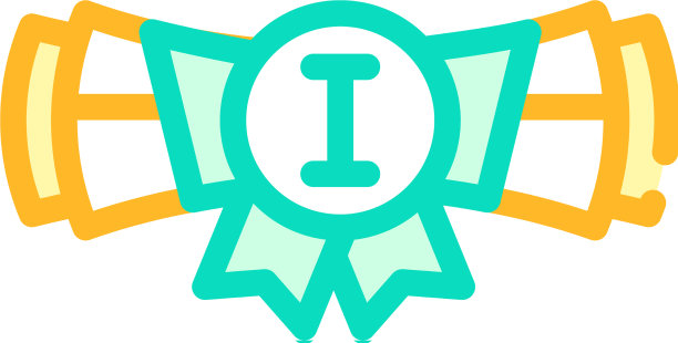 学生奖励彩色图标标志图片下载