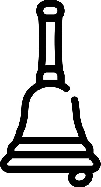 毕业钟，线，图标，标志图片下载