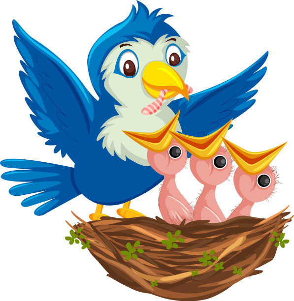 饥饿的小鸡卡通人物图片下载