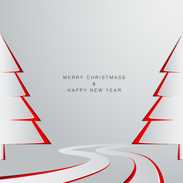 纸过年树用波浪的方式过年图片下载