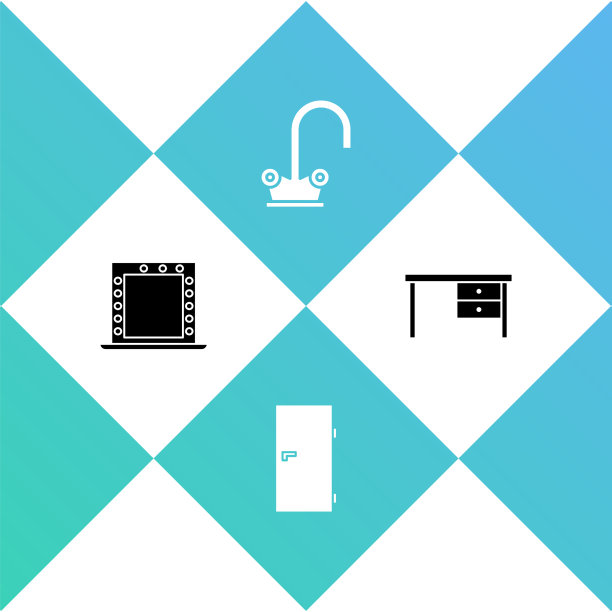 设置化妆镜与灯关闭门水图片下载