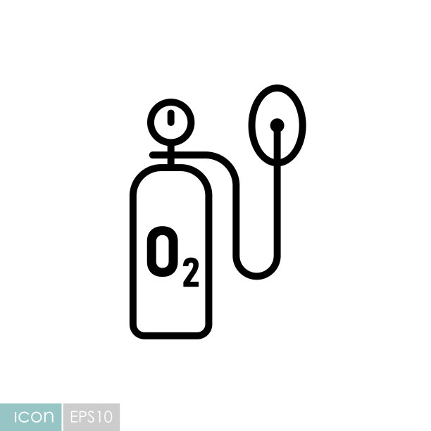 医用氧气瓶图标，冠状病毒图片下载
